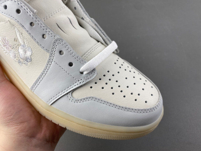 Air Jordan 1 Low OG Floral Swoosh Sail IF4391-100