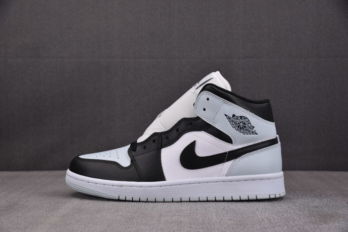 Air Jordan 1 Mid Black Aura Squadron Blue DQ8426-002