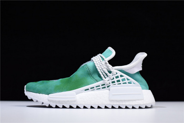pharrell x  nmd hu holi nmd mc "youth" green/white f99760