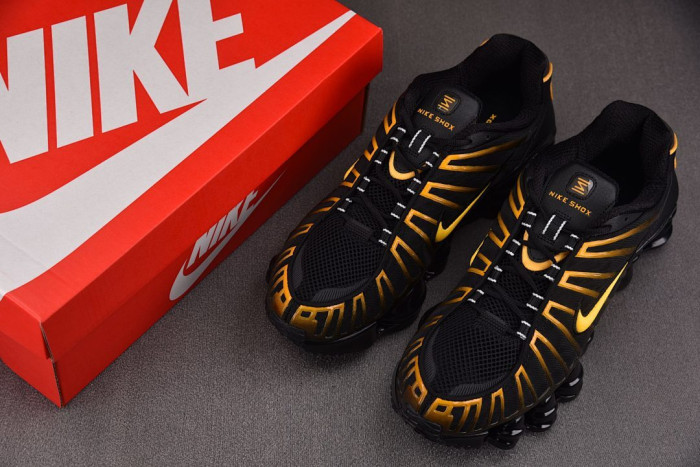 Nike Shox TL Black University Gold AV3595-013