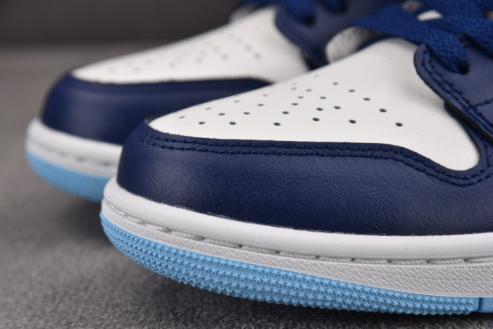 Air Jordan 1 Low Sail Blue Chill 553558-149