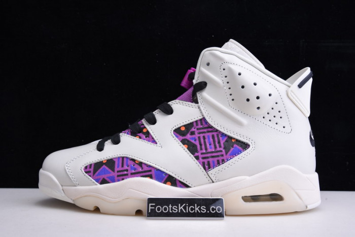 air jordan 6 retro quai54 sail black cz4152-101