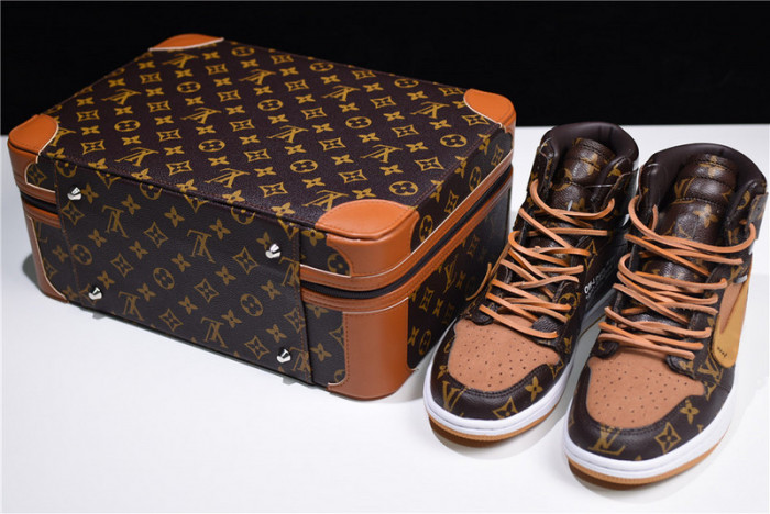 l0vis Vvtt0n x ofw x air jordan 1 customs mens aq0818-202