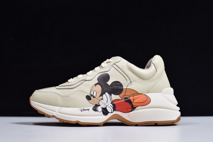 g*u*i disney x rhyton vintage trainer sneaker 498916 a9l00 9522