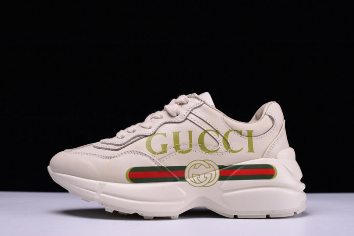 g*u*i logo rhyton vintage trainer sneaker