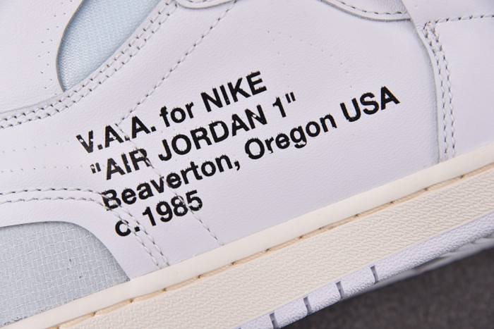 Air Jordan 1 Retro High Off-White Alaska AA3834-100
