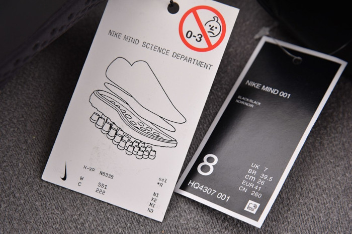 Nike Mind 001 Slide Solar black HQ4307-001