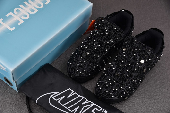 Nike Air Force 1 Low Swarovski Retroreflective Crystals Black CV7668-001