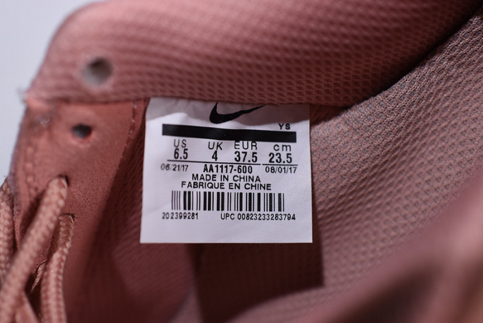 nike air force 1 07 suede women lifestyle shoe pink aa1117-601
