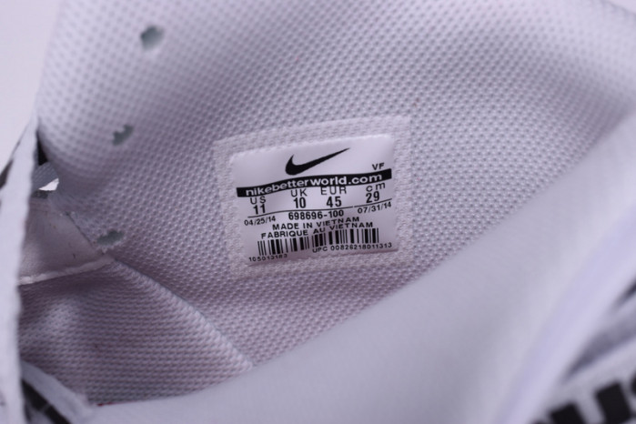 nike S*p*e air force 1 one high white world famous 698696-100