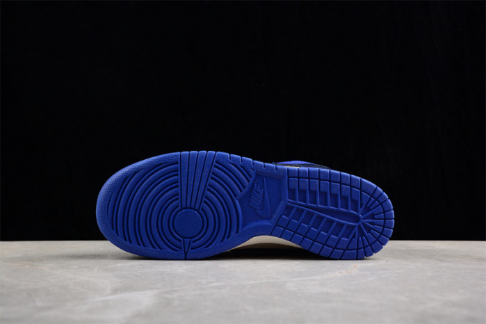 nike dunk low lx blue suede dv7411-400