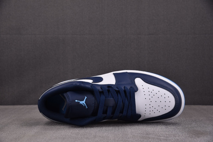 Air Jordan 1 Low Midnight Navy University Blue 553558-404